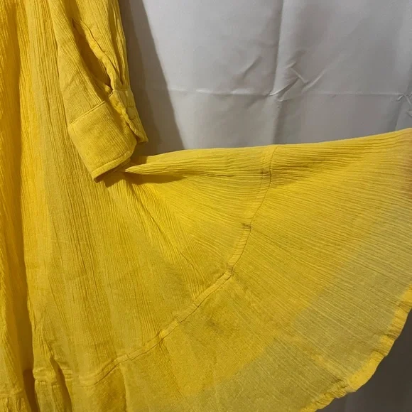 eShakti Yellow Embroidered Tunic Dress. Never worn. Excellent condition. - Picture 6 of 15